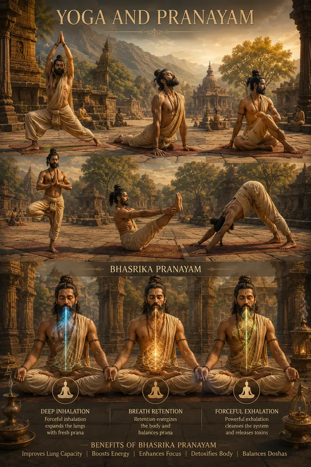 Illustration for Yoga & Prāṇa